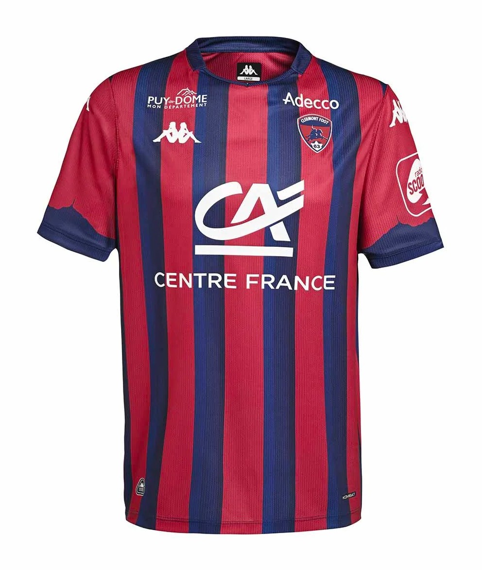 Maillot Domicile Clermont 2025-26