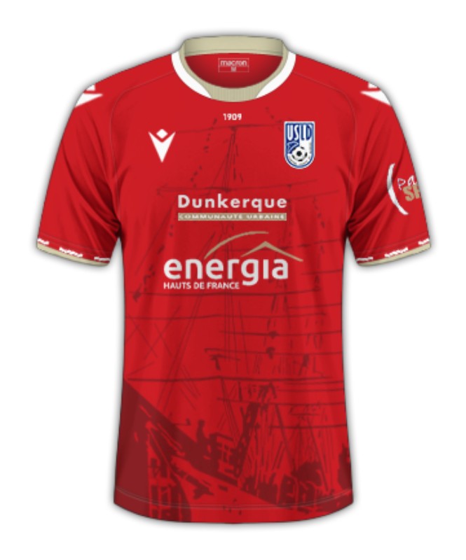 Maillot Exterieur Dunkerque 2024-25