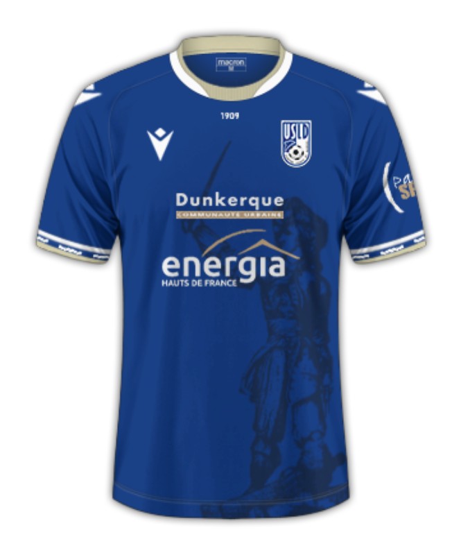 Maillot Domicile Dunkerque 2024-25