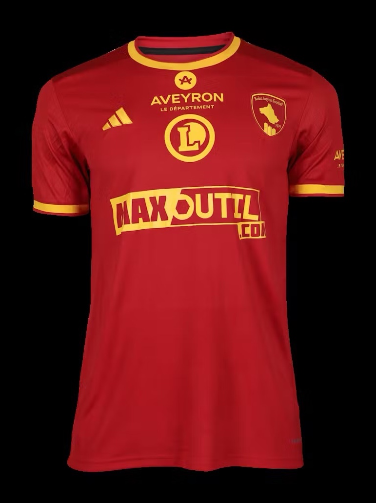 Maillot Domicile Rodez 2024-25