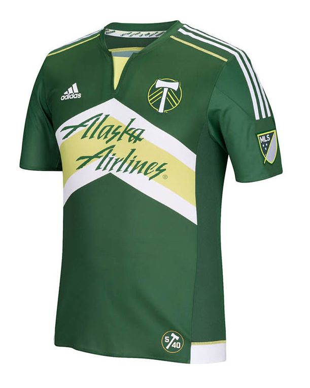 Maillot Domicile Portland Timbers 2016