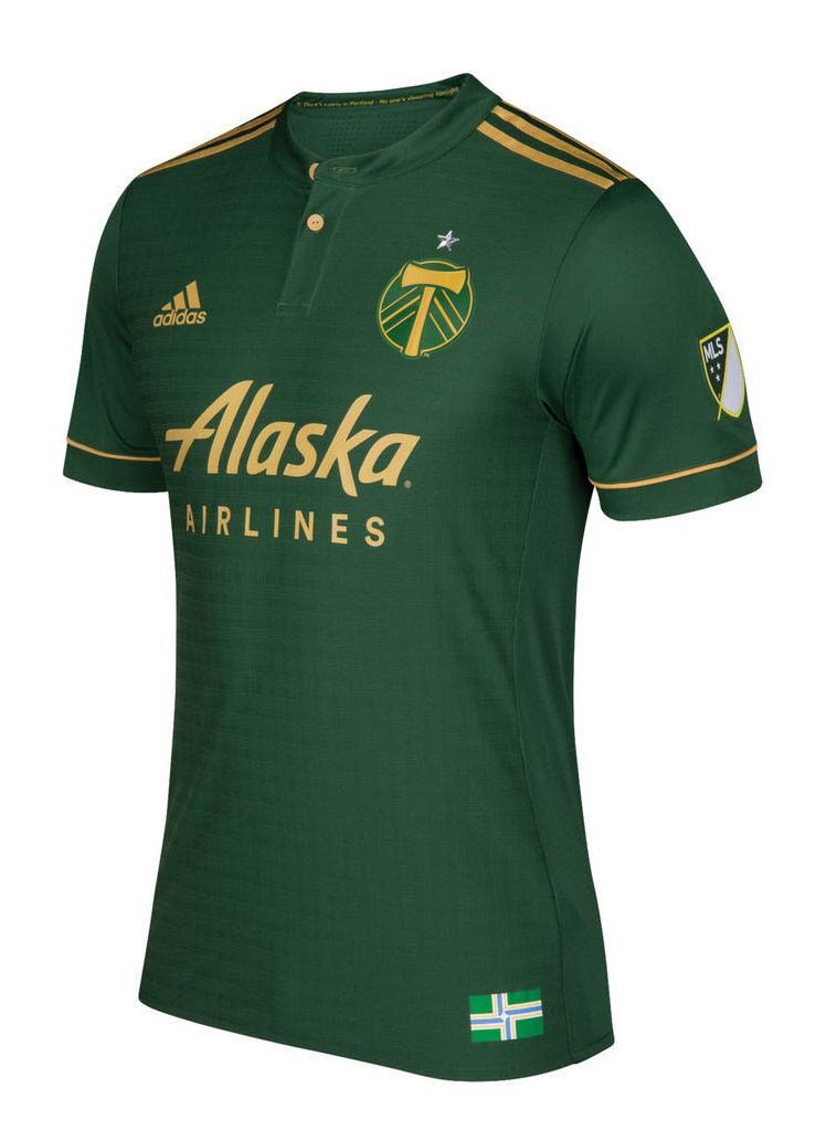 Maillot Domicile Portland Timbers 2017