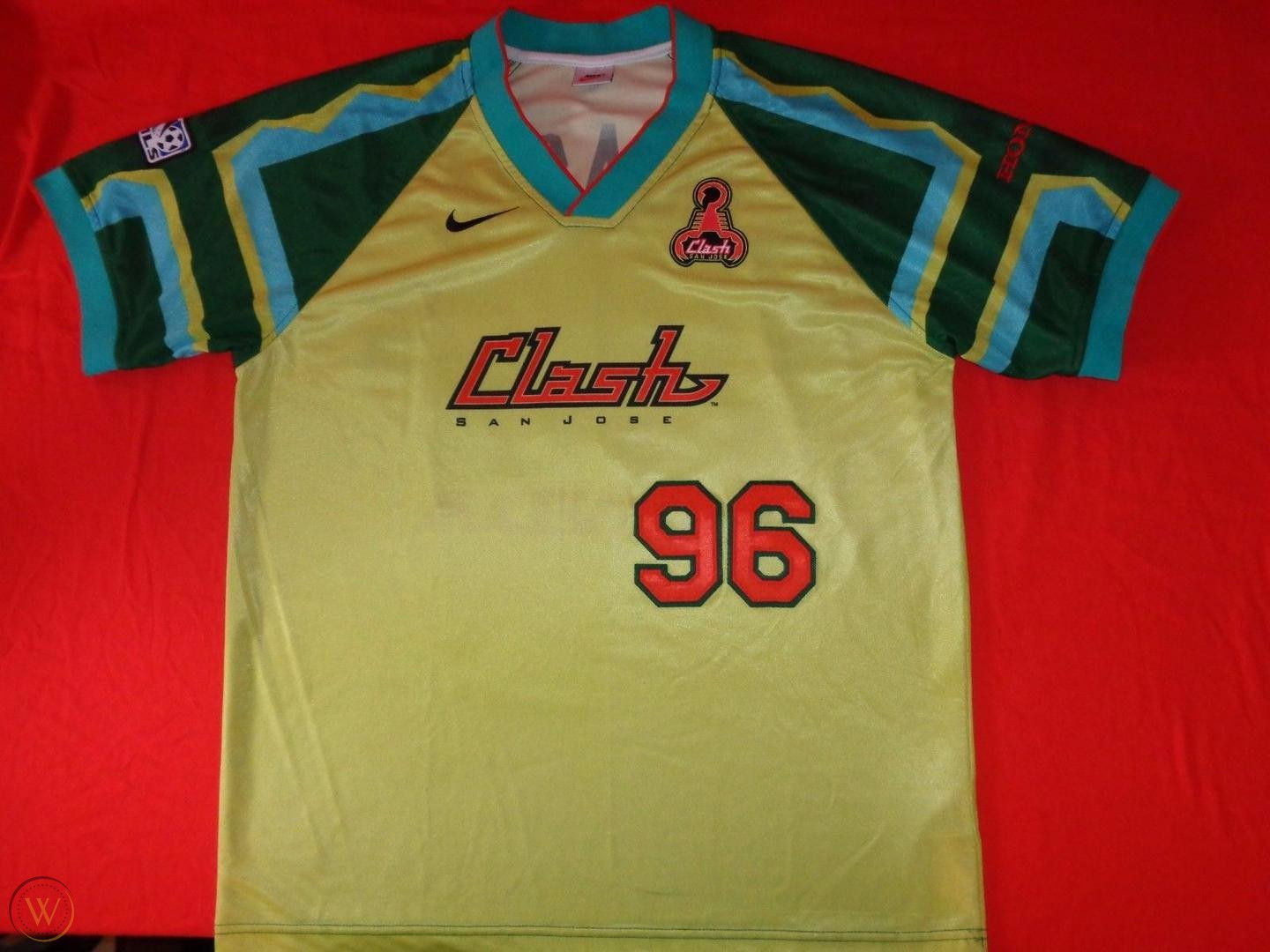 Maillot Exterieur San Jose Clash 1996