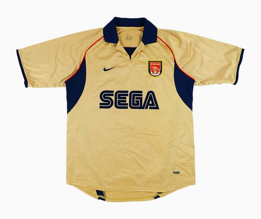 Maillot Exterieur Arsenal 2001-02
