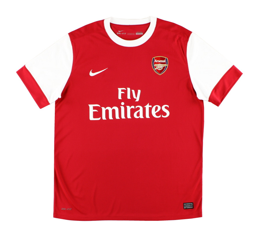 Maillot Domicile Arsenal 2010-11