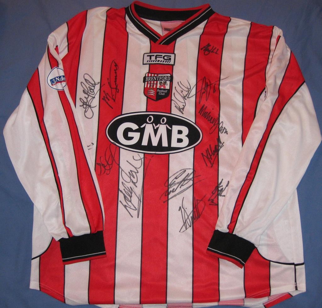 Maillot Domicile Brentford 2002-03