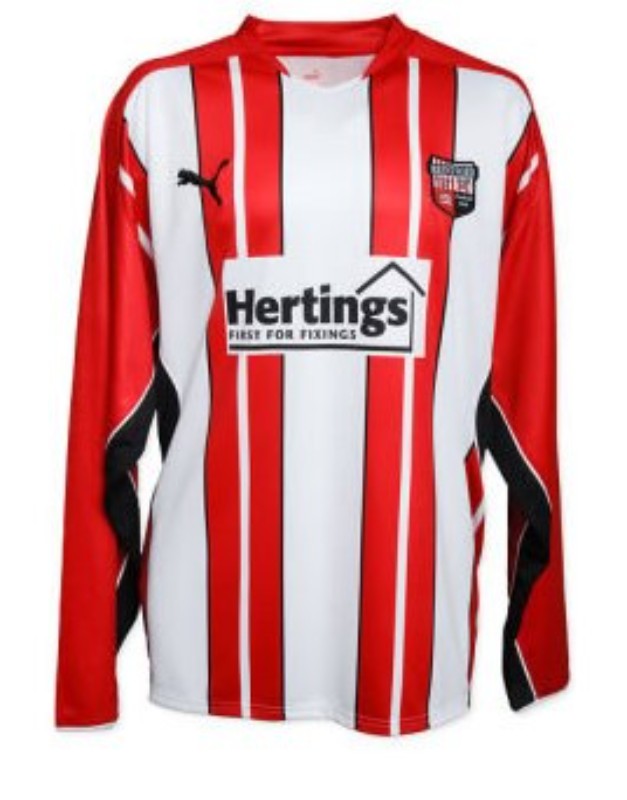 Maillot Domicile Brentford 2009-10