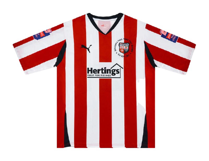 Maillot Domicile Brentford 2010-11