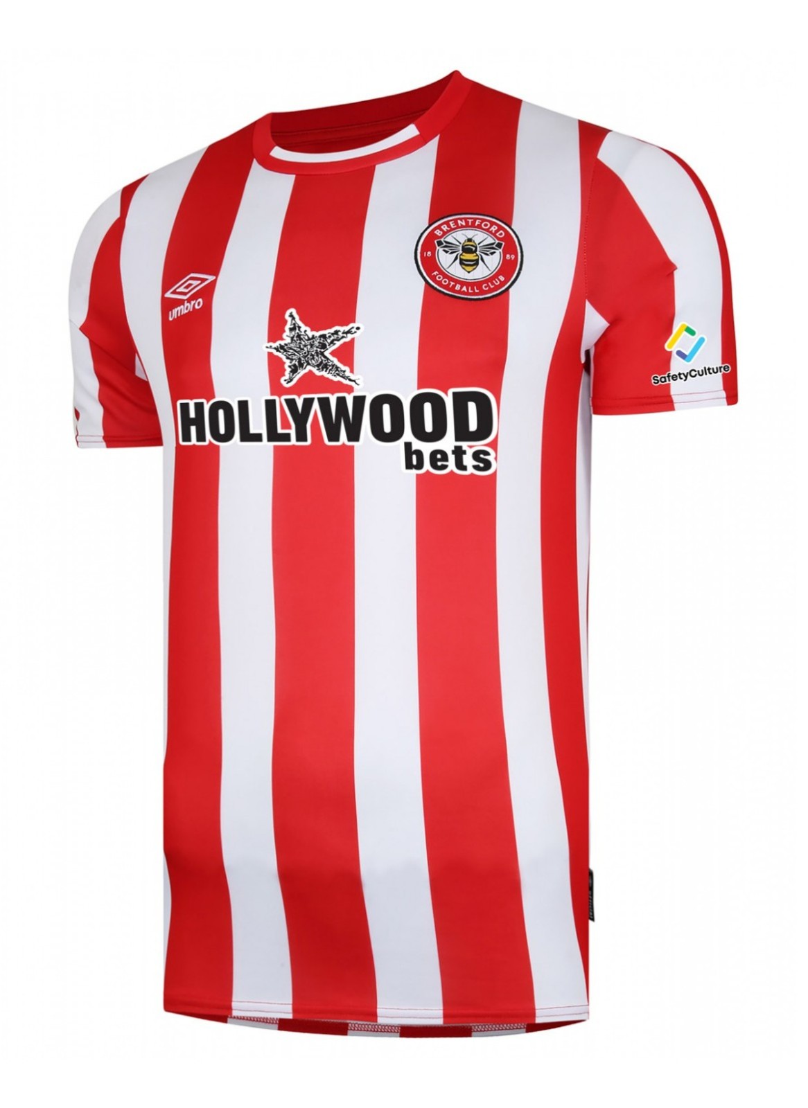 Maillot Domicile Brentford 2022-23