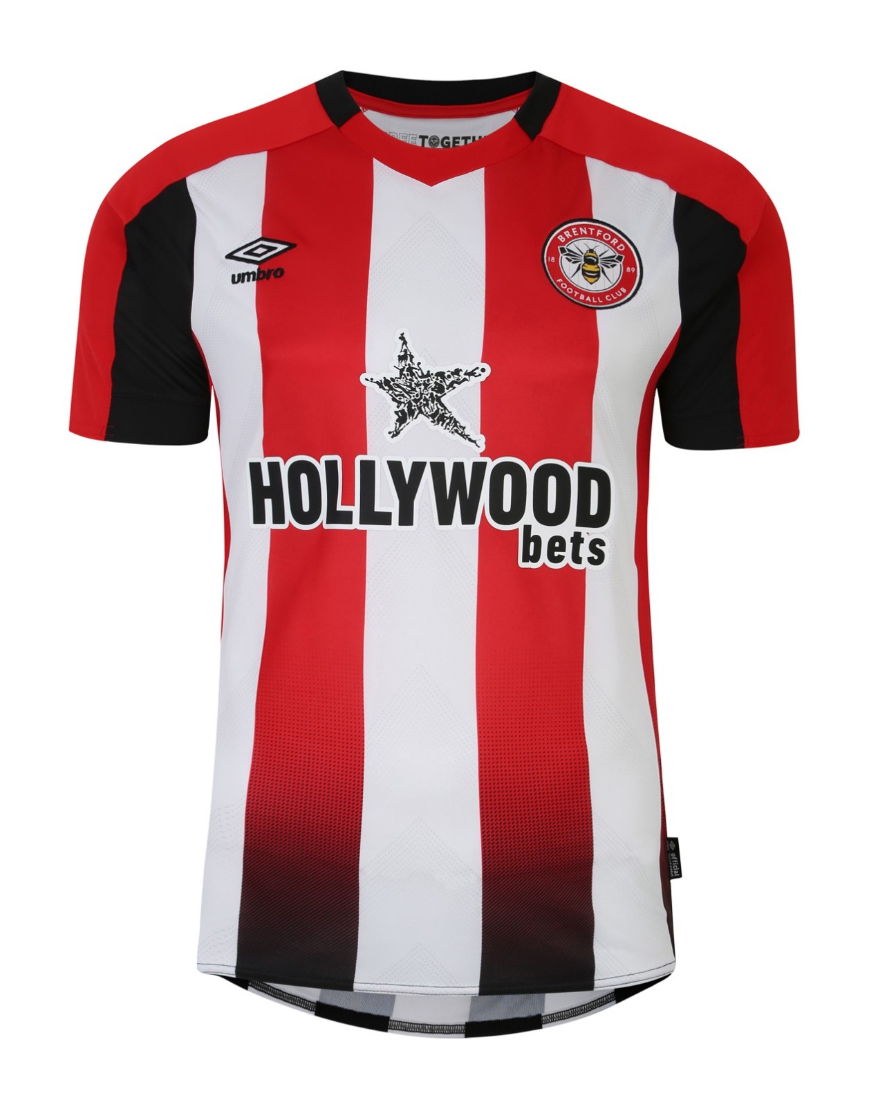 Maillot Domicile Brentford 2023-24