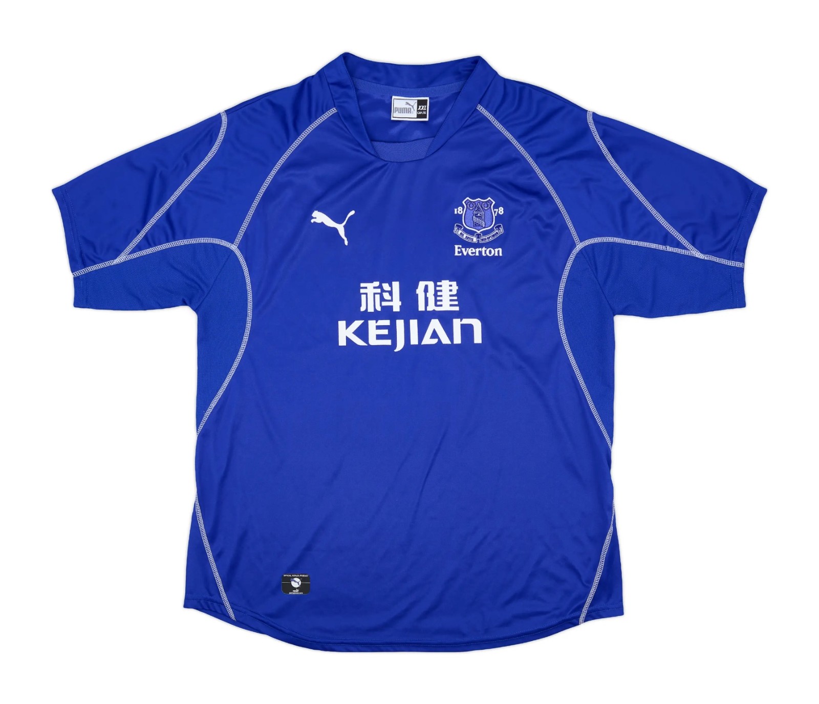 Maillot Domicile Everton 2002-03