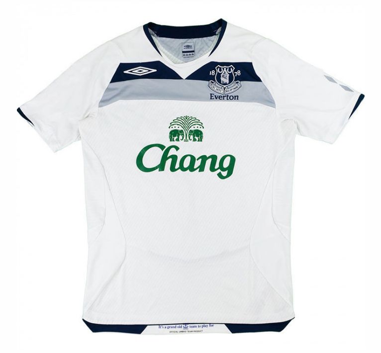 Maillot Exterieur Everton 2008-09