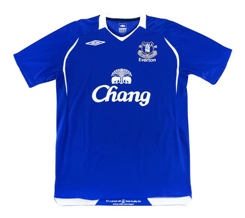 Maillot Domicile Everton 2008-09