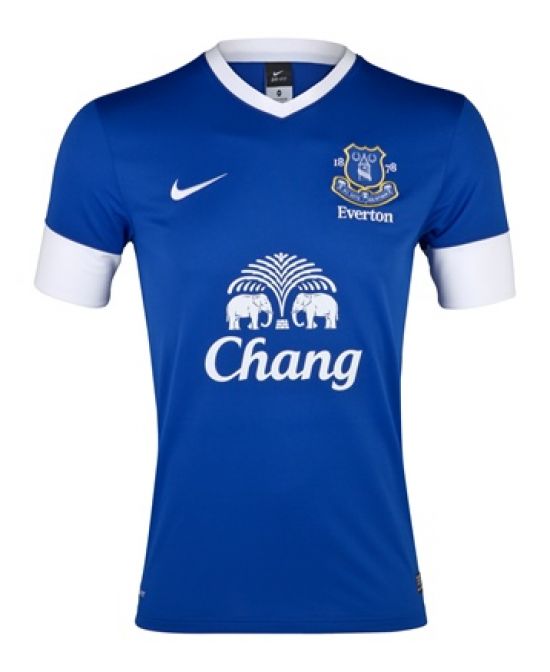 Maillot Domicile Everton 2012-13