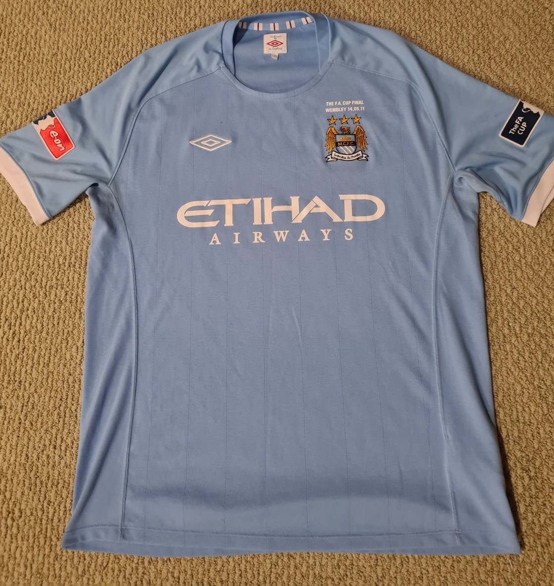 Maillot Spécial Manchester City 2010-11 FA Cup Final