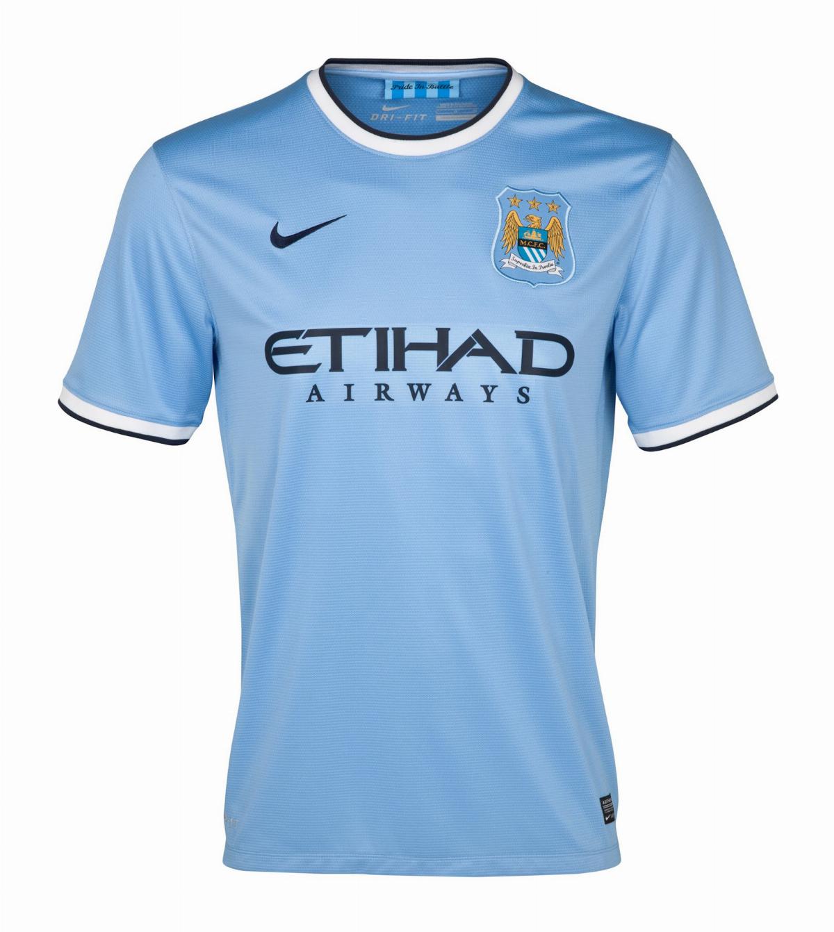Maillot Domicile Manchester City 2013-14