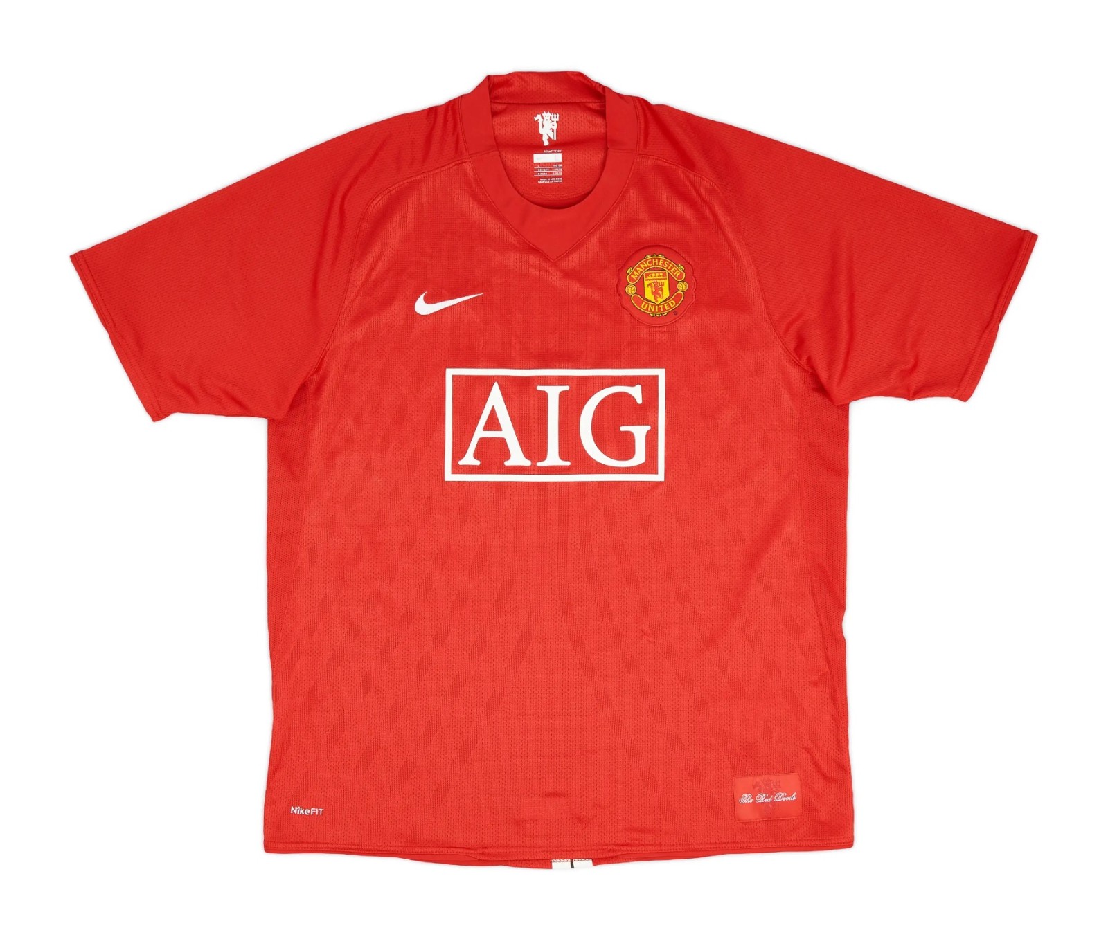 Maillot Domicile Manchester United 2007-08