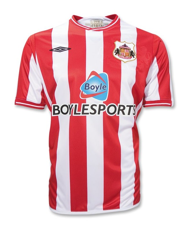 Maillot Domicile Sunderland 2009-10