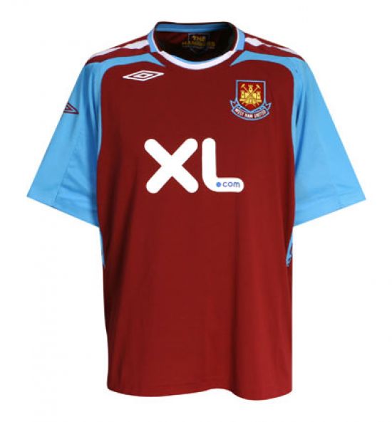 Maillot Domicile West Ham 2007-08
