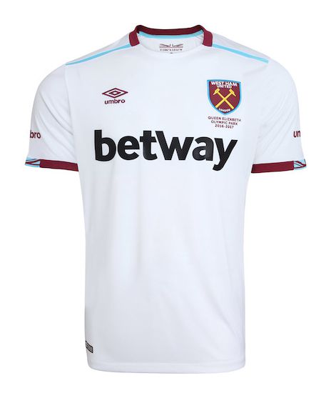 Maillot Exterieur West Ham 2016-17