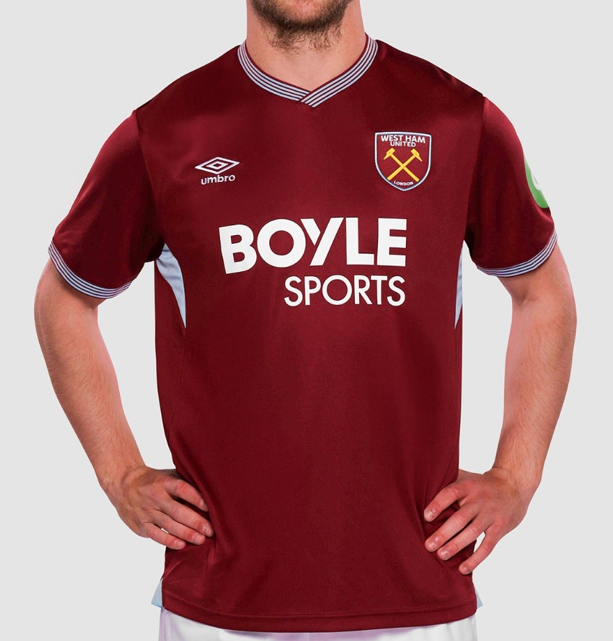 Maillot Domicile West ham 2025-26