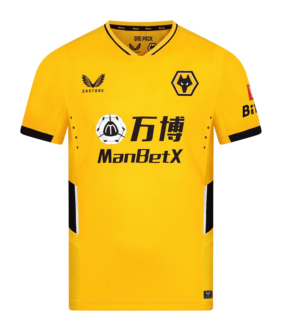Maillot Domicile Wolves 2021-22