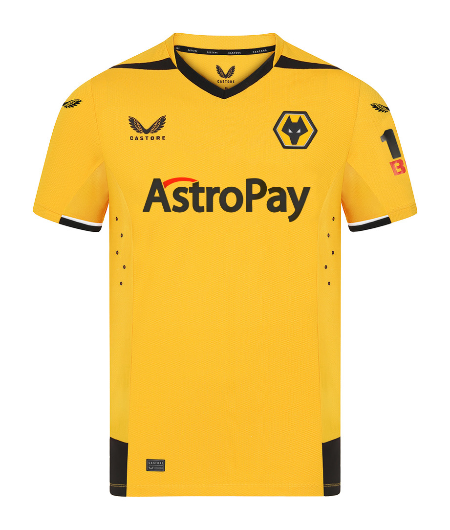 Maillot Domicile Wolves 2022-23