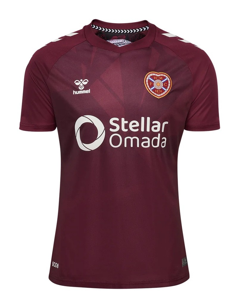Maillot Domicile Hearts 2025-26