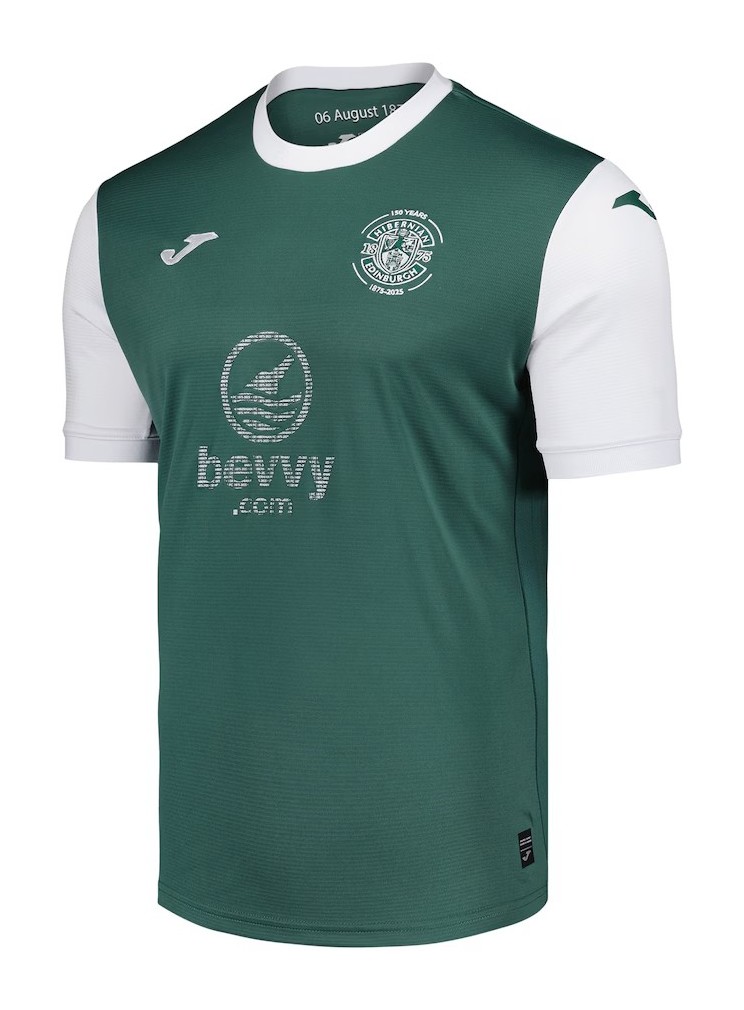 Maillot Domicile Hibernian 2025-26