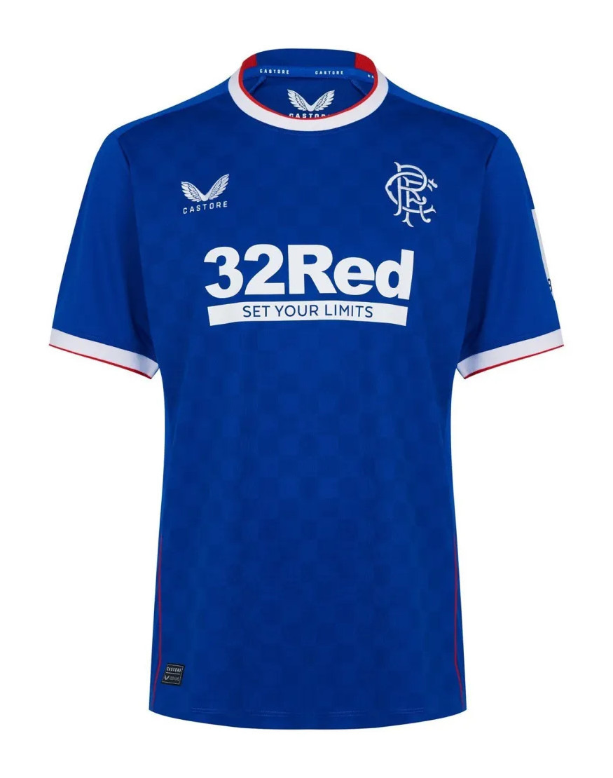 Maillot Domicile Rangers 2022-23