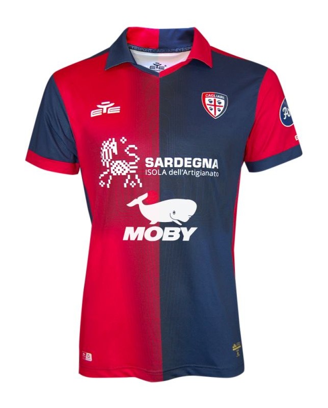 Maillot Domicile Cagliari 2023-24