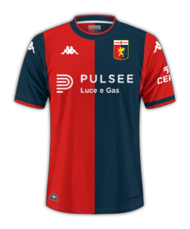 Maillot Domicile Genoa 2024-25
