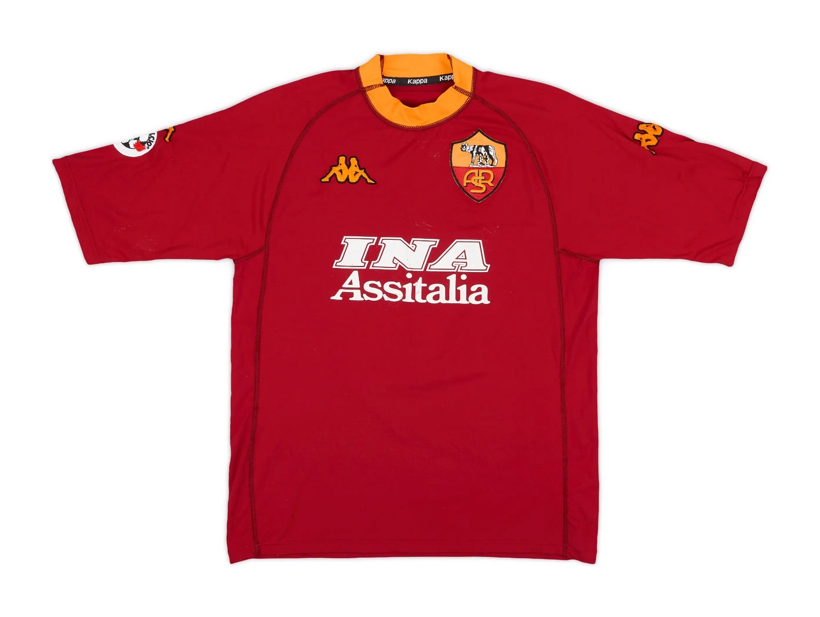 Maillot Domicile AS Roma 2000-01