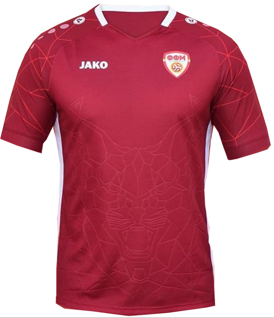 Maillot Domicile Macedoine du Nord 2021