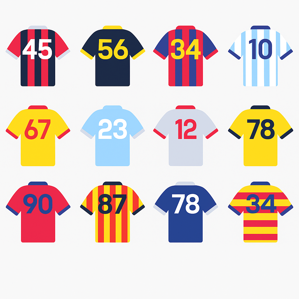 Collection de maillots